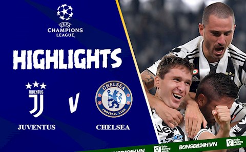 Video cúp C1 Juventus vs Chelsea: Chiesea lập công