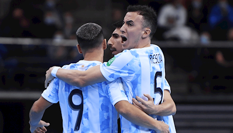 Vượt qua Brazil, ĐT futsal Argentina vào chung kết World Cup