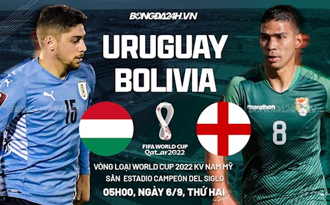 Nhận định Uruguay vs Bolivia 5h00 ngày 6/9 (Vòng loại World Cup 2022)