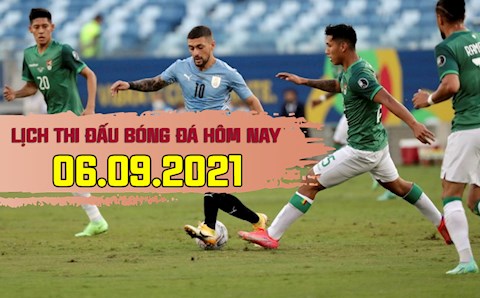 Lịch thi đấu bóng đá hôm nay 6/9: Uruguay vs Bolivia; Mỹ vs Canada