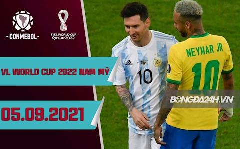 Lịch thi đấu Vòng loại World Cup 2022 KV Nam Mỹ hôm nay 5/9