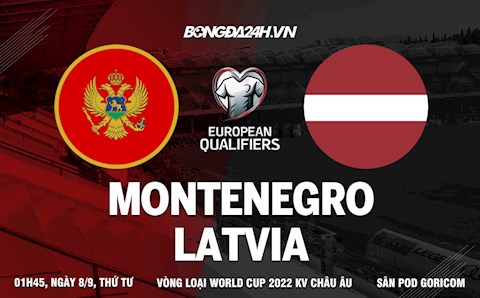 Nhận định Montenegro vs Latvia 1h45 ngày 8/9 (Vòng loại World Cup 2022)
