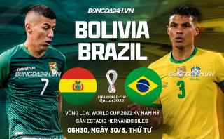Video tổng hợp: Bolivia 0-4 Brazil (Vòng loại World Cup 2022)