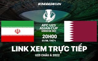 Trực tiếp VTV6 bóng đá U23 Iran vs U23 Qatar U23 Châu Á 2022 hôm nay