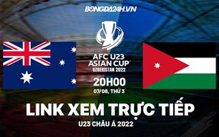 Trực tiếp bóng đá VTV5 Australia vs Jordan U23 Châu Á 2022