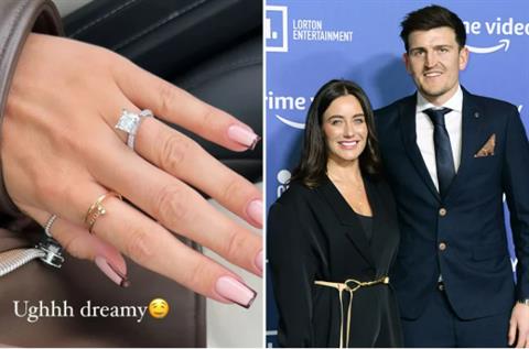 Vợ Harry Maguire khoe nhẫn kim cương đắt giá