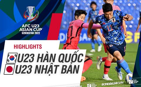 Video tổng hợp: U23 Hàn Quốc 0-3 U23 Nhật Bản (Tứ kết U23 châu Á 2022)