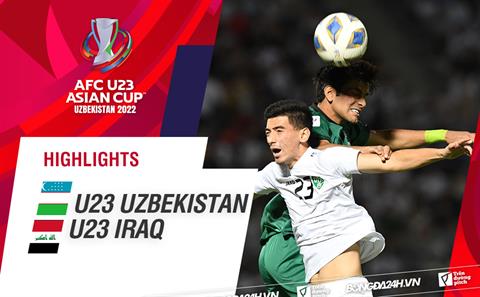 Video tổng hợp: U23 Uzbekistan 2-2 (pen 3-2) U23 Iraq (Tứ kết U23 châu Á 2022)