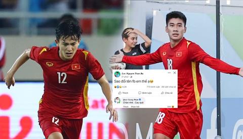 Hai trụ cột của U23 Việt Nam bị hacker đổi tên tài khoản Facebook