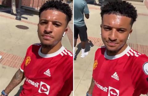 Câu trả lời của Jadon Sancho với Erik ten Hag