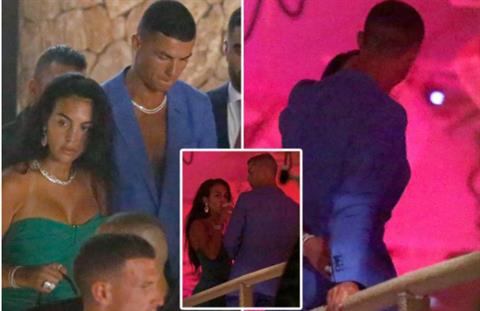 Ronaldo và bạn gái không rời nhau nửa bước trong hộp đêm
