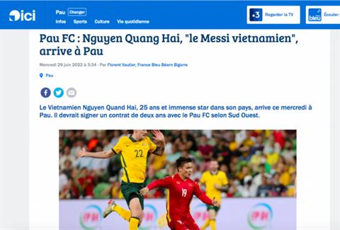 Đài phát thanh Pháp hé lộ thông tin mới về vụ Quang Hải
