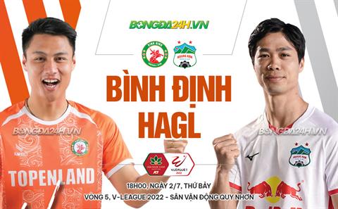 Nhận định Bình Định vs HAGL (18h00 ngày 2/7): Khi chủ lấn át khách