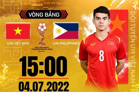 Vua giải trẻ Quốc Việt lập cú đúp, U19 Việt Nam hủy diệt Philippines