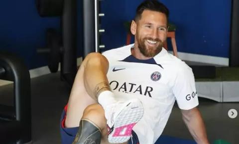 Messi vui hết cỡ sau khi trở lại PSG