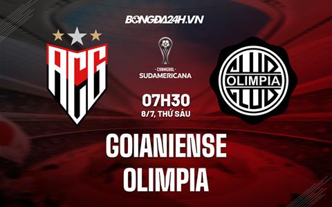 Nhận định,  Goianiense vs Olimpia 11h00 ngày 4/5 (Copa Sudamericana 2022)