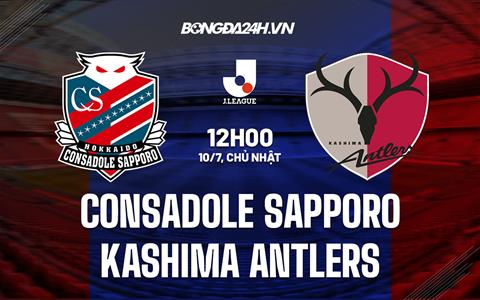 Nhận định Consadole Sapporo vs Kashima Antlers 12h00 ngày 10/7 (VĐQG Nhật Bản 2022)