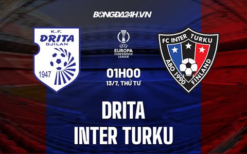 Nhận định Drita vs Inter Turku 1h00 ngày 13/7 (Europa Conference League 2022/23)
