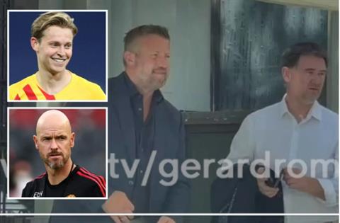 Giám đốc điều hành và giám đốc thể thao của MU có mặt tại Barcelona