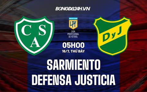 Nhận định Sarmiento vs Defensa Justicia 5h00 ngày 16/7 (VĐQG Argentina 2022)