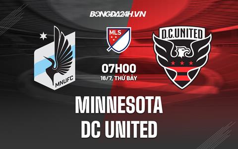 Nhận định, dự đoán Minnesota vs DC United 7h00 ngày 17/7 (Nhà nghề Mỹ 2022)