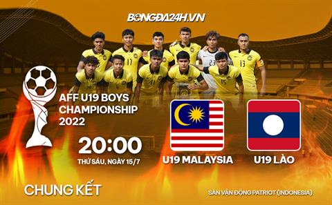 Nhận định U19 Malaysia vs U19 Lào (20h00 ngày 15/7): Đi tìm nhà vua mới