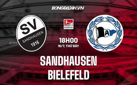 Nhận định,  Sandhausen vs Bielefeld 18h00 ngày 16/7 (Hạng 2 Đức 2022/23)