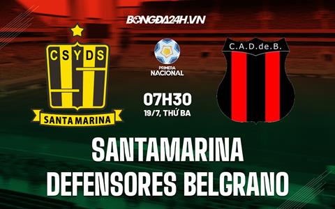 Nhận định Santamarina vs Defensores Belgrano 7h30 ngày 19/7 (Hạng 2 Argentina 2022)