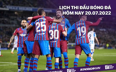 Lịch thi đấu bóng đá hôm nay 20/7: Inter Miami vs Barca; PSG vs Kawasaki