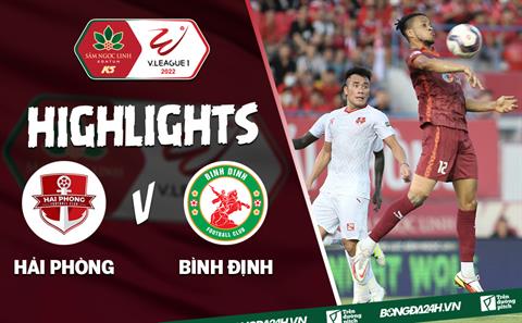 Video tổng hợp: Hải Phòng 3-1 Bình Định (Vòng 8 V.League 2022)