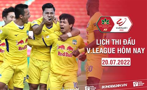 Lịch thi đấu V.League hôm nay 20/7: Bình Dương làm khách HAGL