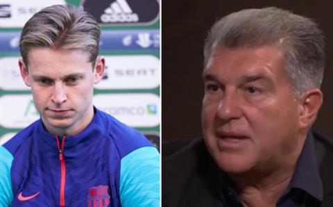 Chủ tịch Barca lên tiếng về khả năng bán Frenkie de Jong cho MU