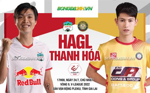 Nhận định HAGL vs Thanh Hóa (17h00 ngày 24/7): Tiếp đà hưng phấn
