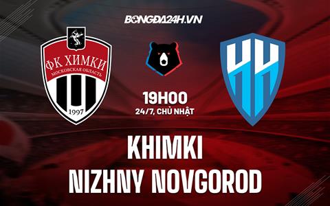 Nhận định Khimki vs Nizhny Novgorod 19h00 ngày 24/7 (VĐQG Nga 2022/23)