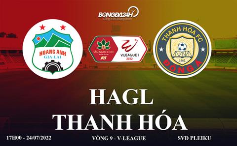 Trực tiếp HAGL vs Thanh Hóa link xem V-League 2022 trên VTV6, Youtube