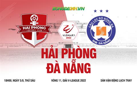 Nhận định bóng đá Hải Phòng vs Đà Nẵng 18h00 ngày 5/8 (V-League 2022)