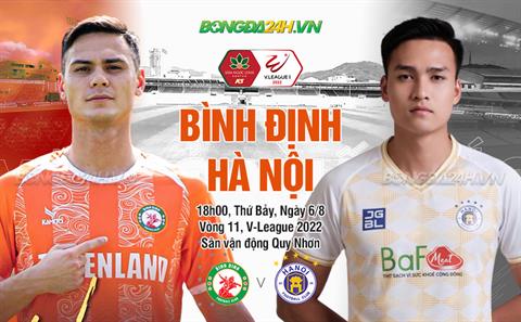 Thắng hú vía gã nhà giàu Bình Định, Hà Nội vững vàng trên ngôi đầu