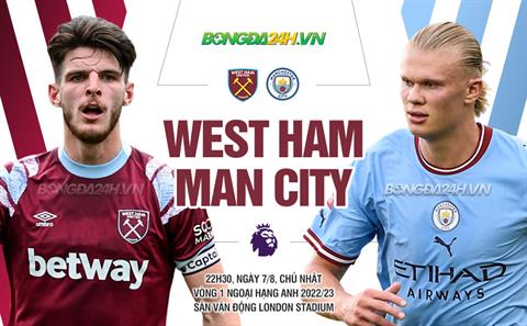 Nhận định West Ham vs Man City (22h30 ngày 7/8): Nhà Vua xuất trận 