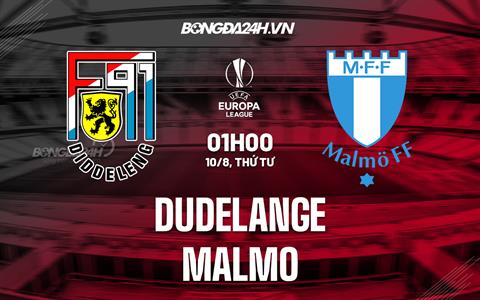 Nhận định bóng đá Dudelange vs Malmo 1h00 ngày 12/8 (Europa League 2022/23)