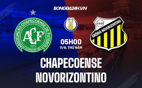 Nhận định Chapecoense vs Novorizontino 5h00 ngày 11/8 (Hạng 2 Brazil 2022)