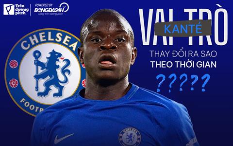 Vai trò của Kante thay đổi ra sao theo thời gian?