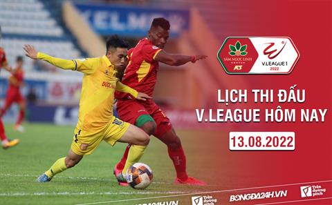 Lịch thi đấu V.League hôm nay 13/8: Bình Dương vs Sài Gòn; Nam Định vs SLNA