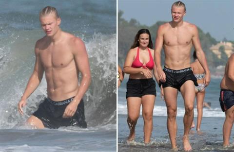Erling Haaland nhanh chóng rời khỏi nước Anh sau chiến thắng trước Bournemouth