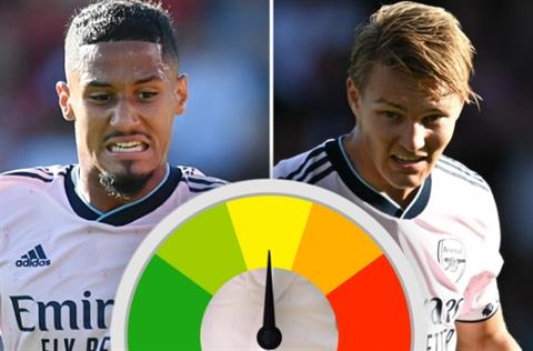 Chấm điểm các cầu thủ Arsenal trước Bournemouth: Vinh danh Odegaard