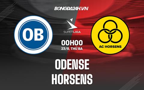 Nhận định, dự đoán Odense vs Horsens 0h00 ngày 23/8 (VĐQG Đan Mạch 2022/23)