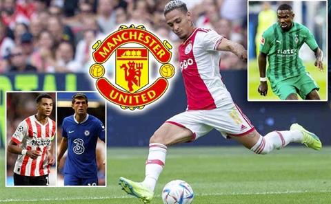 MU nhắm 3 cầu thủ dự phòng nếu thương vụ Antony đổ bể