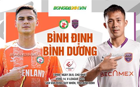 Video tổng hợp: Bình Định 4-1 Bình Dương (Vòng 14 V.League 2022)