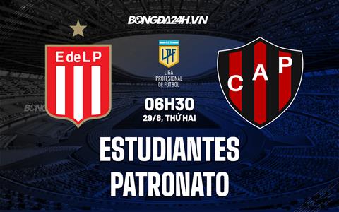Nhận định bóng đá Estudiantes vs Patronato 6h30 ngày 29/8 (VĐQG Argentina 2022)