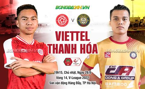 Nhận định Viettel vs Thanh Hóa (19h15 ngày 28/8): Cơ hội phục thù