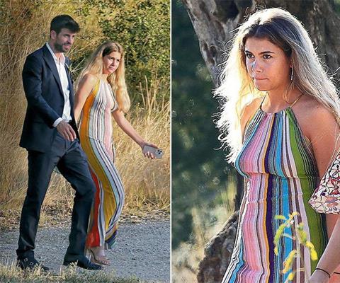 Cận cảnh nhan sắc tình mới của Gerard Pique